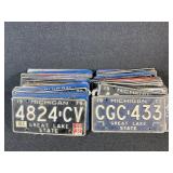 Collection of Michigan License Plates