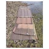 Brown Sheet Steel Pieces