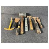 Hammers, Screwdriver, Putty Knife, Level