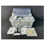 Tote Of Electic Switches, Covers