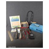 Hammers(2), Nails, Pliers(1), Hand Saw(no b