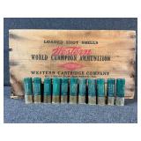 World Champion Ammunition Wooden Crate