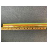 Assortment of Wooden Yard Sticks (10)