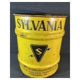 Sylvania Electric Products Metal Barrel