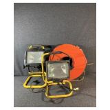 Portable Halogen Work Lights,Extension Cord Reel
