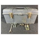 Plastic Tool Box W/Contents