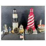 1992 Lefton White Shoal Lighthouse Lamp, 1992