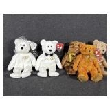 TY Beanies- Mr. & Mrs. 2001, Bears