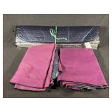 Accordion Car Windshield Sunshades, Twin Air Mat