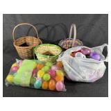 Easter Baskets,Plastic Eggs & Decorations