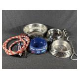 Dog Tie-Out Stake & Cable,Harness, Dog Bowls,Leads