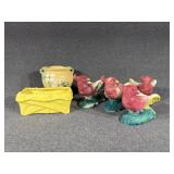 Ceramic Bird Planter, Pottery Planter,Ceramic Vase