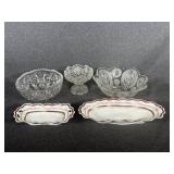 Celery & Relish Serving Dishes, Glass Serving Bowl
