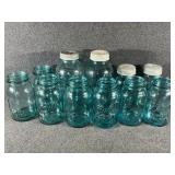 Blue Glass Ball Perfect Mason Jars (11)