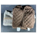 Reversible Quilted Furniture Protector, Cream