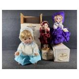 Bradley Dolls "Carmel" and ï¿½Kathyï¿½ Porcelain