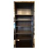 Tall Wooden Bookcase Adjustable Shelves