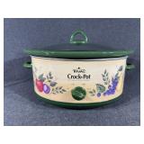 Rival Crock-Pot Slow Cooker Green Stoneware Insert