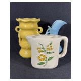 Ceramic Pitchers, McCoy Pottery Vase Yellow