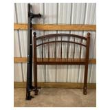 Twin Wood Headboard and Frame