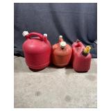 Red Plastic Gas Cans -3