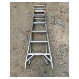 Multipurpose Aluminum 6FT Ladder W/Extension