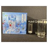 Kobe Crystal Hi-ball Glasses, Beverage Set
