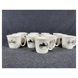 Ceramic Coffee Mugs Featuring Antique Automobiles