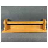 Vintage Country Style Soft Wood Wall Shelf