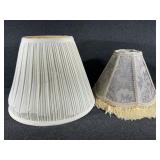 Victorian Style Lamp Shade, White Lamp Shade