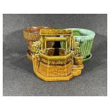 McCoy Pottery Planters-3 Styles