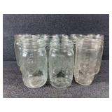 Ball Wide Mouth Mason Jars (7) Kerr Wide Mouth