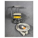 Portable Halogen Work Light,Grounded Appliance