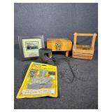 John Boos Mini Butcher, Electric Alarm Clock, Wood