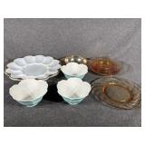 Milk Glass Deviled Egg Plate,Depression Glass