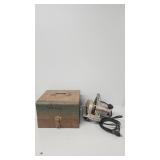 Powr-Kraft 4AE Electric Circular Saw & Case