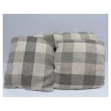 Plaid Decorative Pillows (4)