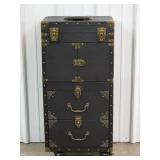 Black Rolling Makeup Case