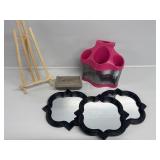 Polder Style Station  hair tool, small wall shelf