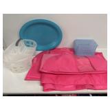 Pink Clothing Protectors-5, Plastic Carriers
