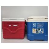 Coleman Small Red Cooler, Igloo Ice Cube Cooler