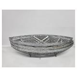 Chicken Wire Boat Shaped Bowls(3)