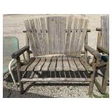 Rustic Wooden Bench