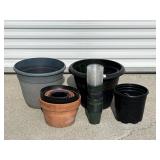 Plastic and Terracotta Planters, Starter Pots