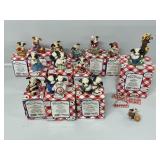 Mary Moo Moos by Enesco With Boxes