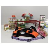 Assorted Dog Toys, Supplements and Cleaning