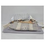 Baby Blankets(2), Crib Bumper, Diaper Bag with