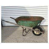 Green wheel Barrow