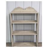 Wooden Primitive Style Shelf