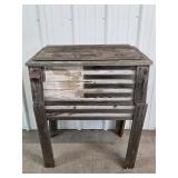 Wooden Primitive Style Cooler